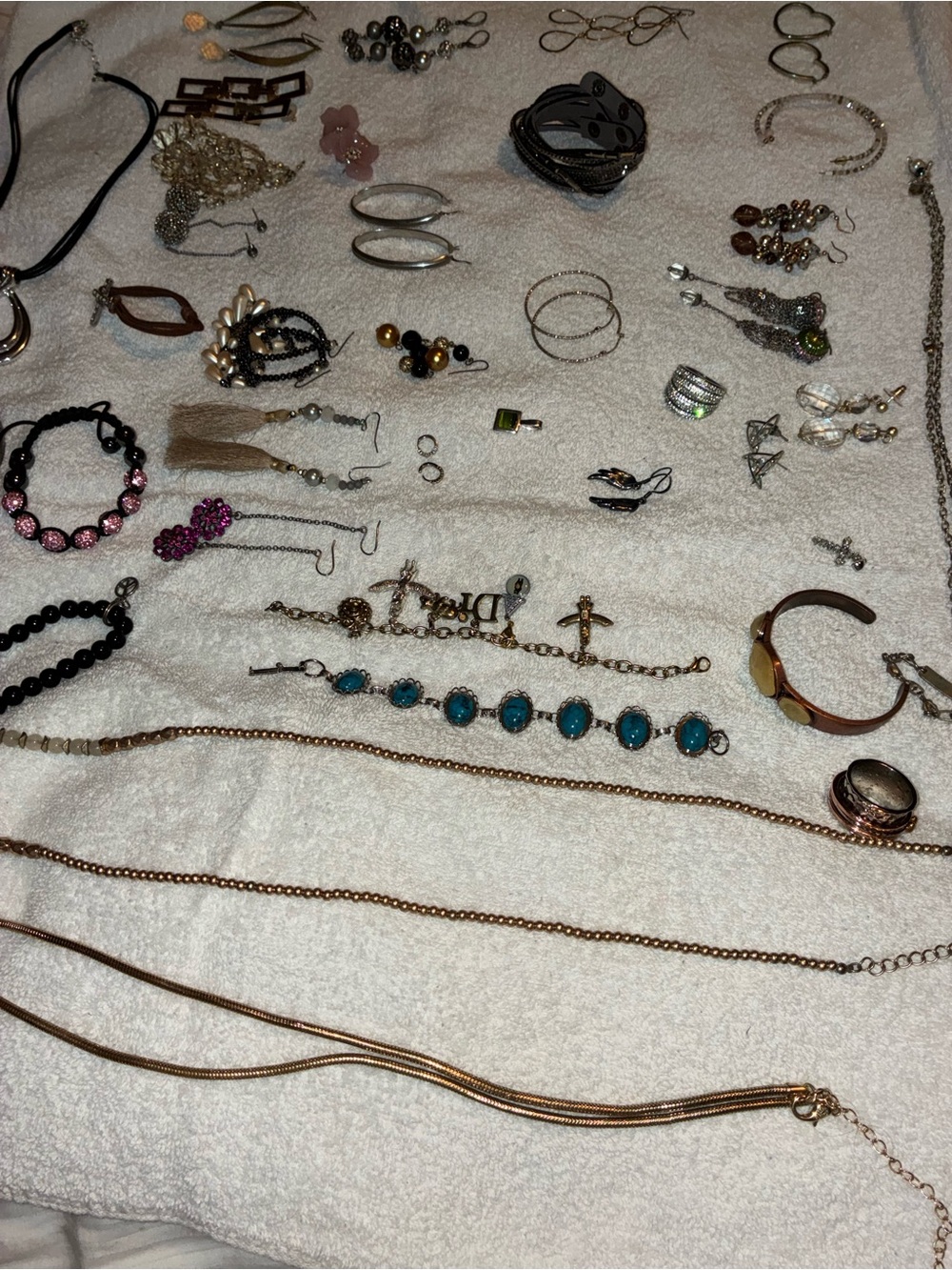 Mixed Jewelry Assortment Black & Gold